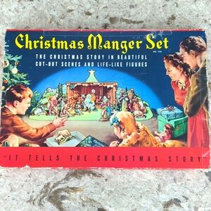 Vintage Manager Cardboard Stand up Set